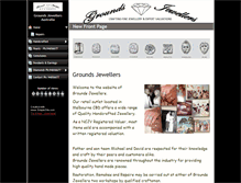 Tablet Screenshot of groundsjewellers.com